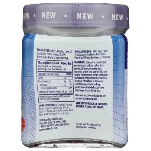 Natrol Magnesium Citrate Gummies – Raspberry | 60ct