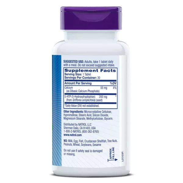 Natrol 5-HTP 200mg Time Release Tablets – 30ct