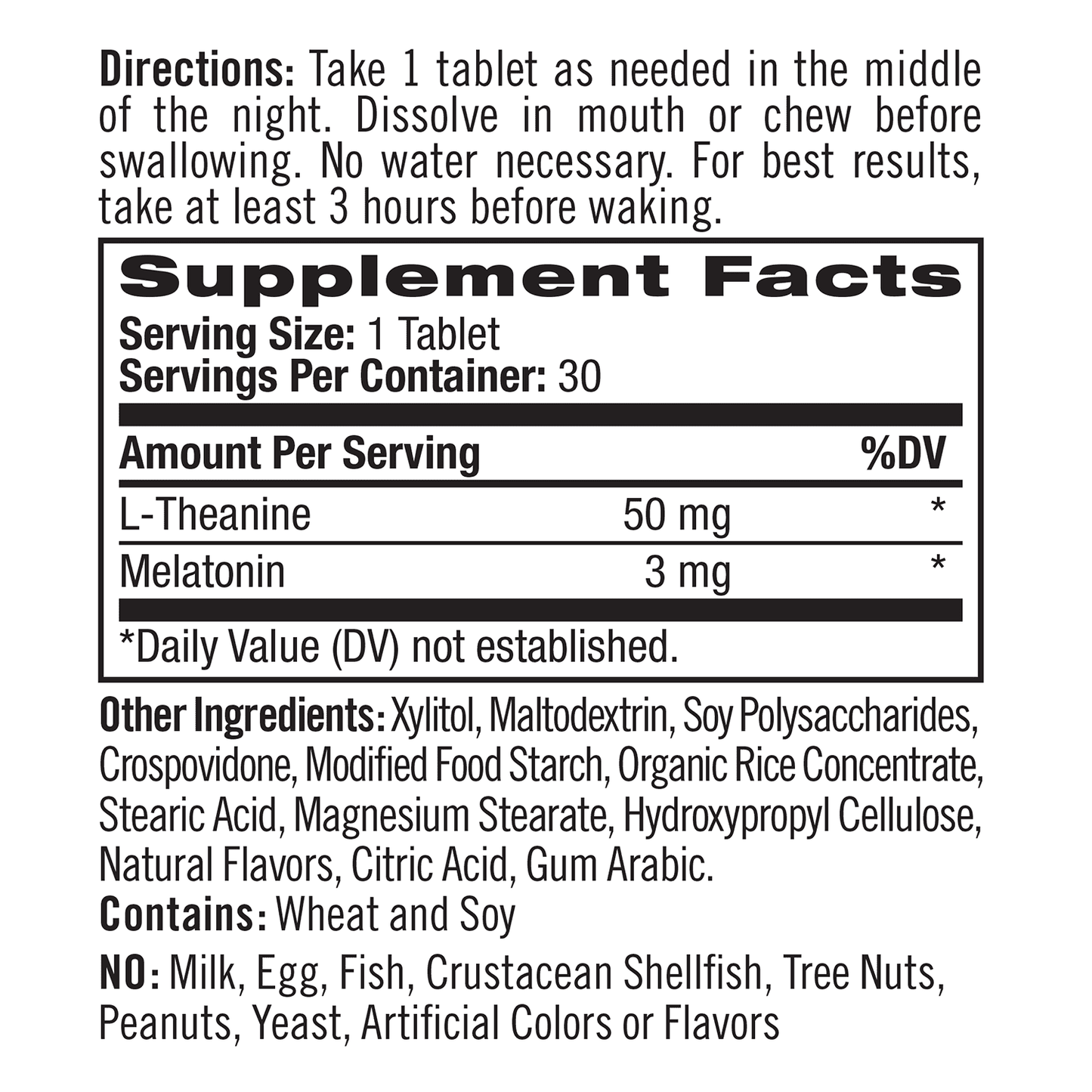 Natrol 3 A.M. Melatonin Fast Dissolve Tablets – Lavender Vanilla | 60ct