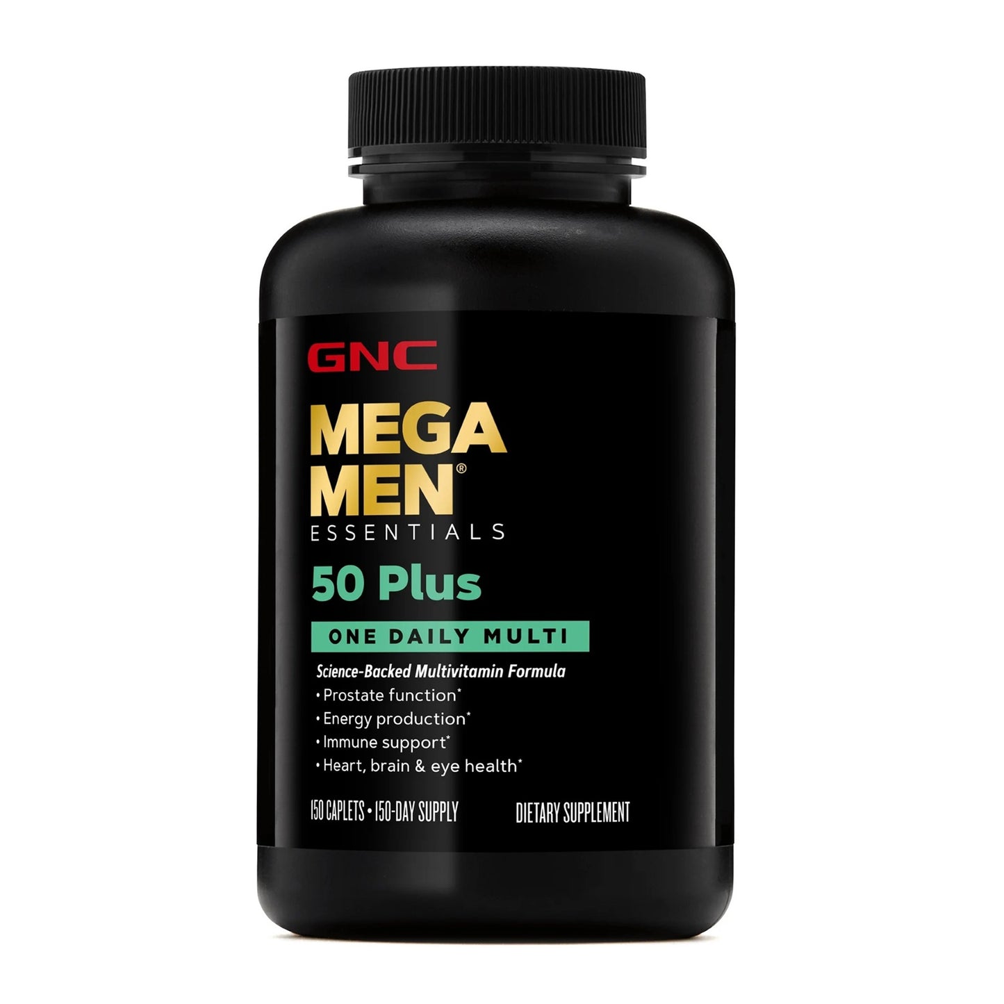GNC Mega Men® 50‑Plus One Daily Multivitamin Value Size – 150 Caplets