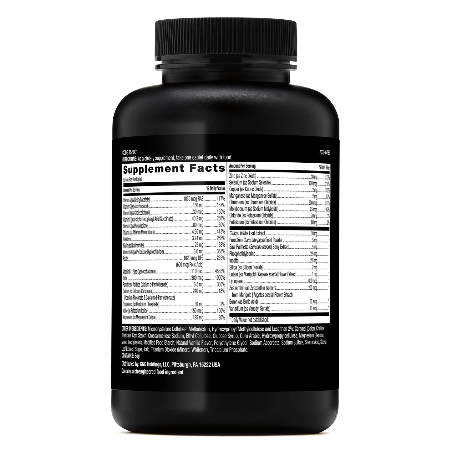 GNC Mega Men® 50‑Plus One Daily Multivitamin Value Size – 150 Caplets