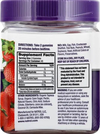 Natrol Melatonin Gummies 10 mg – 90 ct