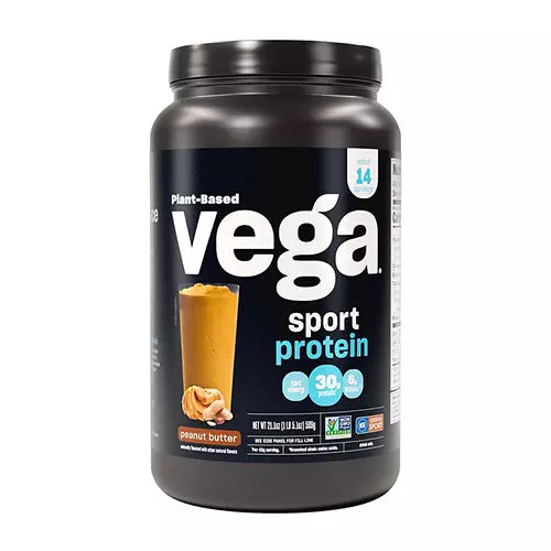 Vega Sport Protein Powder – Peanut Butter – 21.1 oz (Plant-Based)