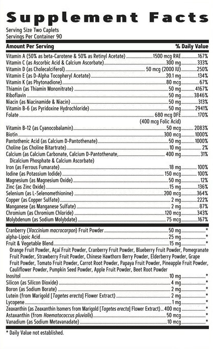 GNC Women’s Multivitamin Ultra Mega – 180 Caplets