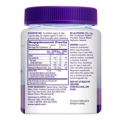 Natrol Kids Soothing Night Gummies – Berilicious | 30ct (Melatonin-Free)