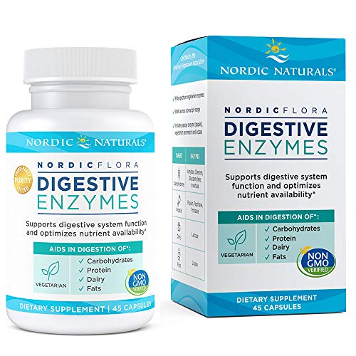 Nordic Naturals Nordic Flora Digestive Enzymes – 45 Capsules