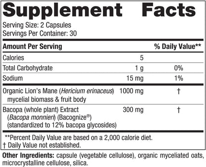Nordic Naturals Cognition – Brain & Memory Support – 60 Softgels