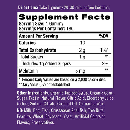 Natrol Melatonin 5mg Gummies – Strawberry | 60ct