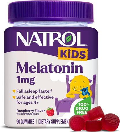 Natrol Kids Melatonin Gummies 1mg – Berry | 90ct