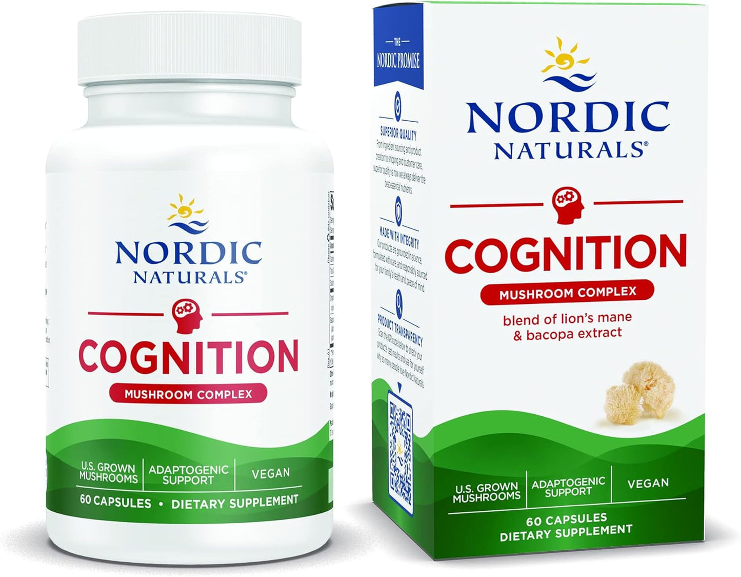 Nordic Naturals Cognition – Brain & Memory Support – 60 Softgels