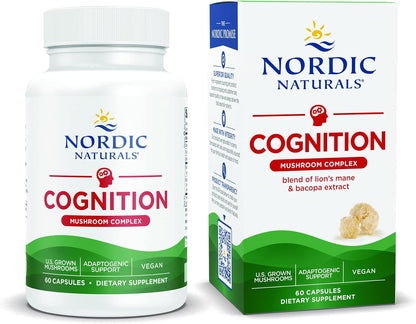 Nordic Naturals Cognition – Brain & Memory Support – 60 Softgels