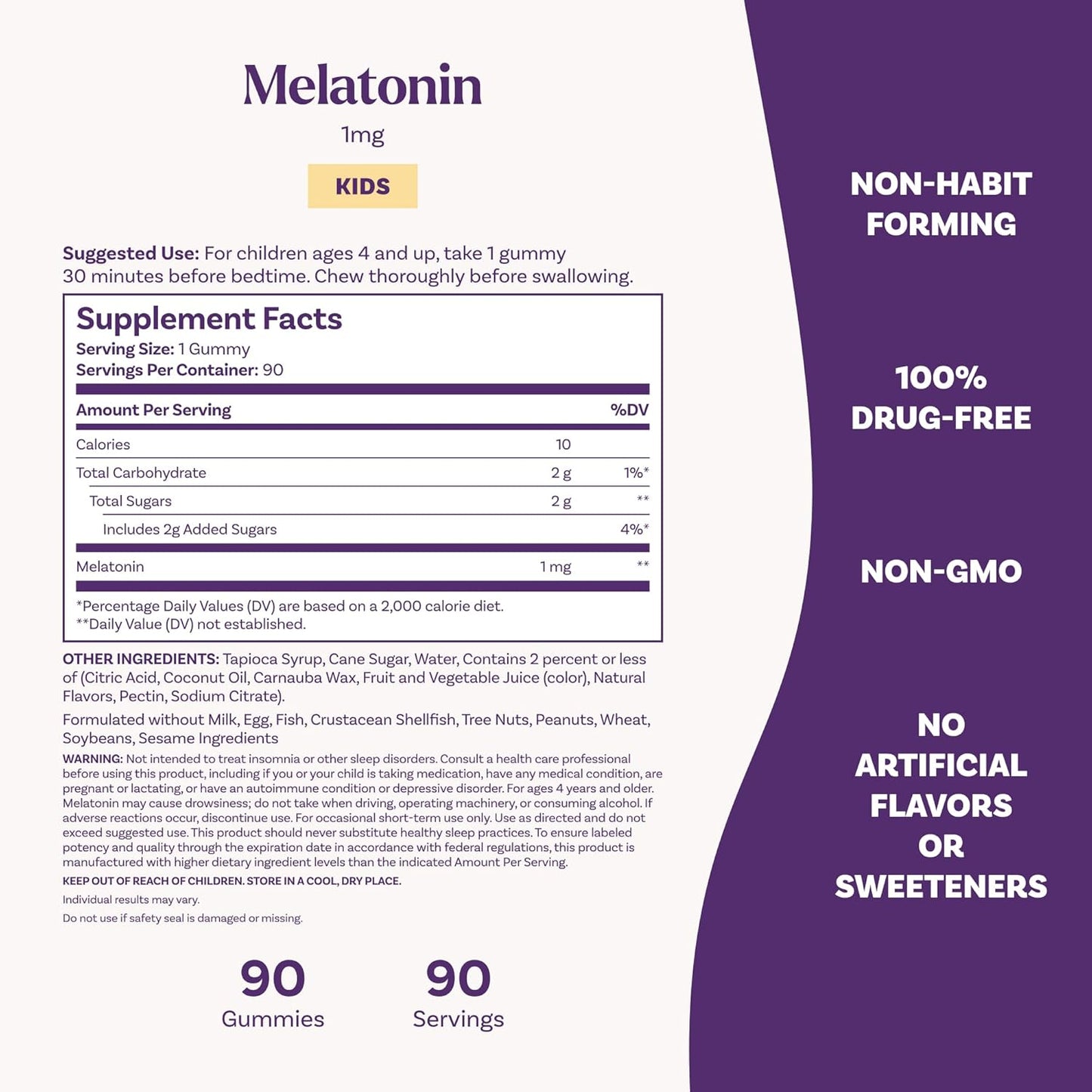 Natrol Kids Melatonin Gummies 1mg – Berry | 90ct
