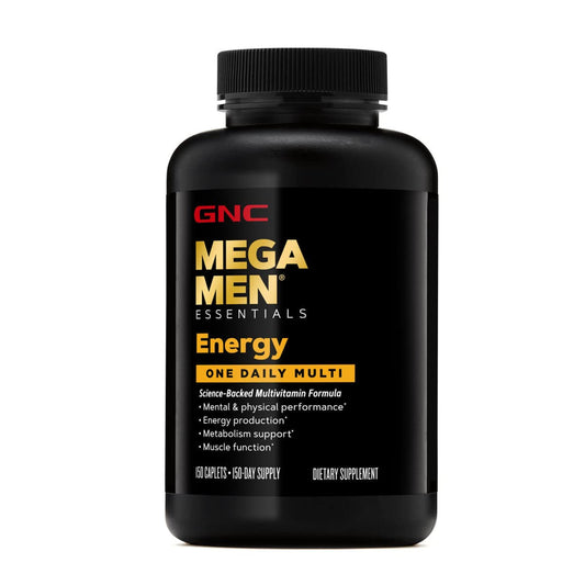 GNC Mega Men Energy Essentials One Daily Multi – 150 Caplets