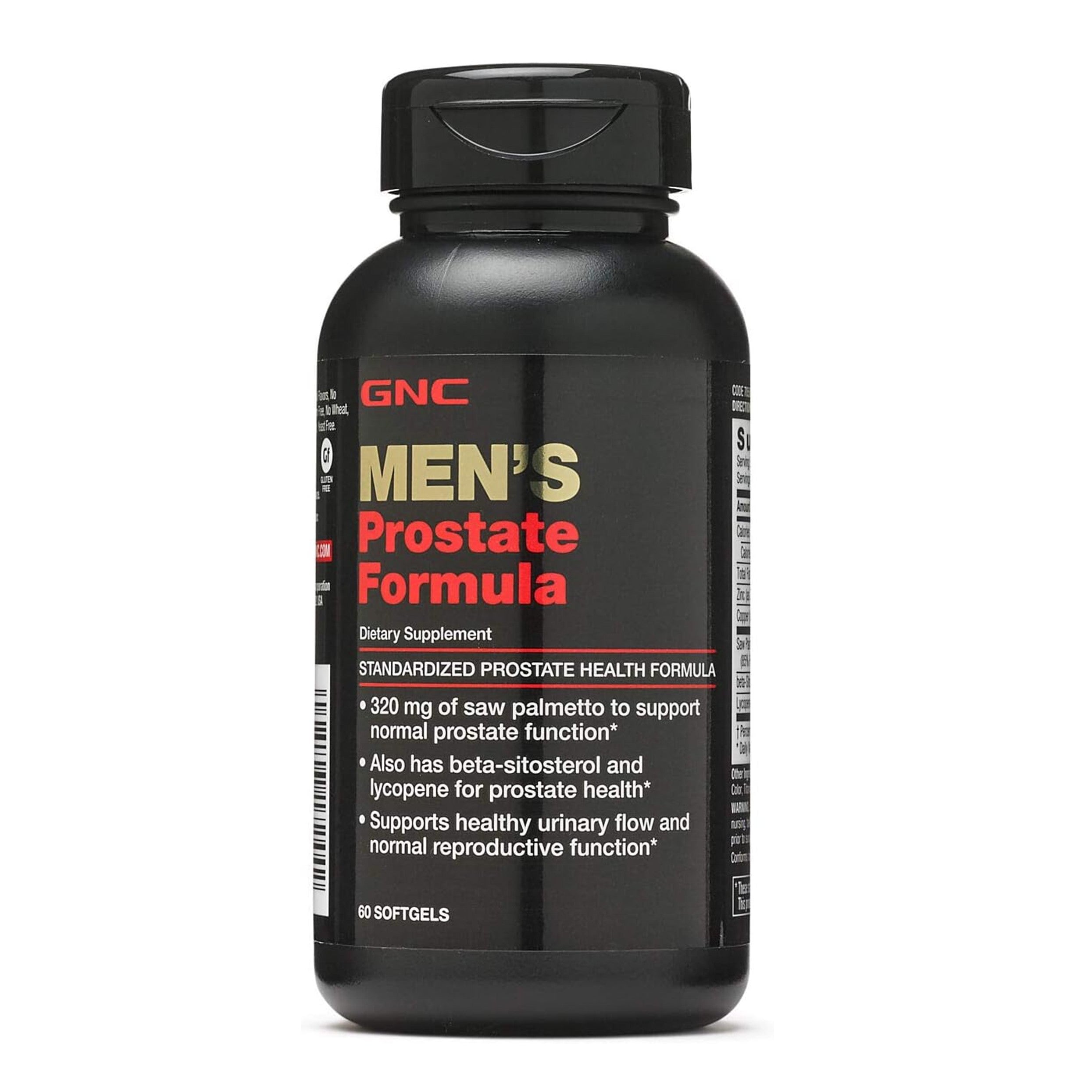 GNC Men’s Prostate Formula – 60 Softgels | Prostate & Urinary Support ...