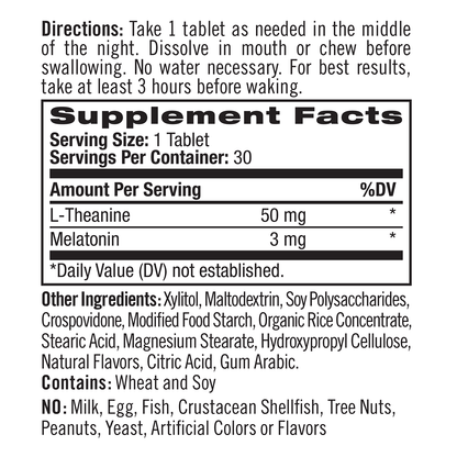 Natrol 3 A.M. Melatonin Fast Dissolve Tablets – Lavender Vanilla | 60ct