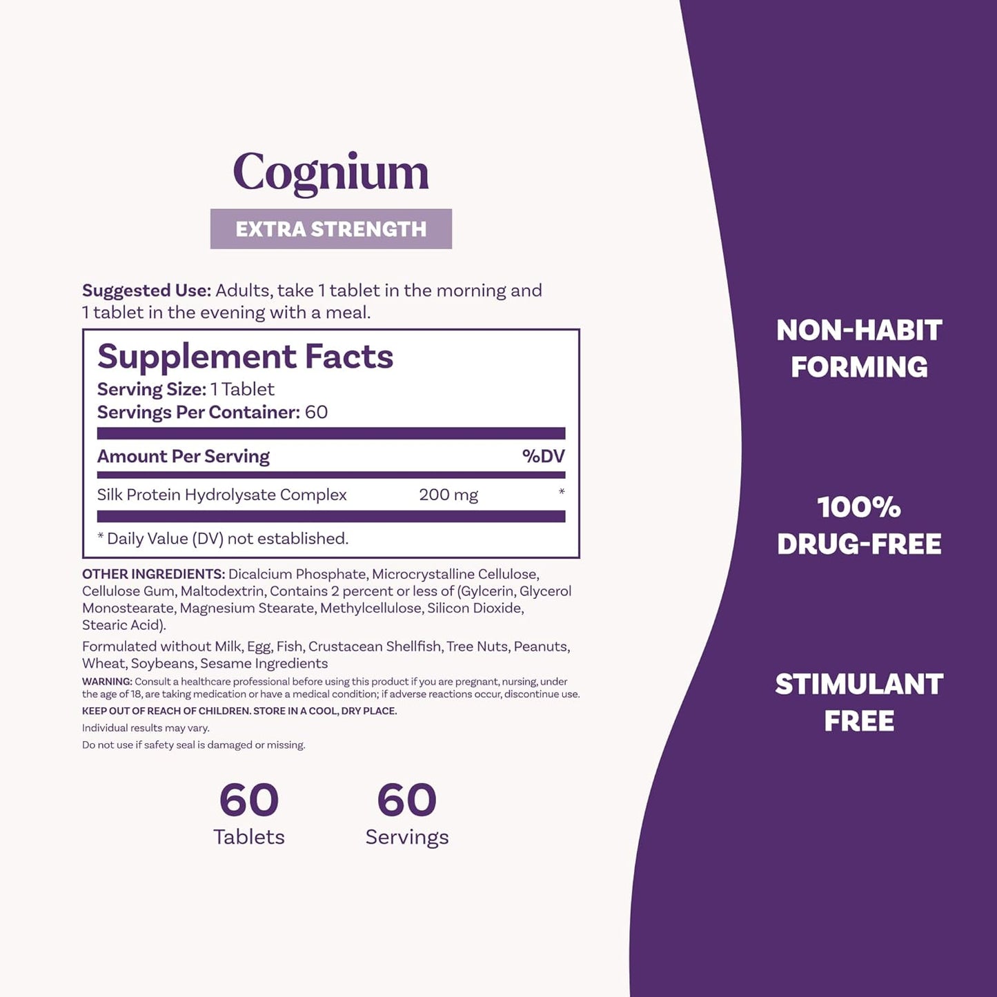 Natrol Cognium Extra Strength 200mg Tablets – 60ct