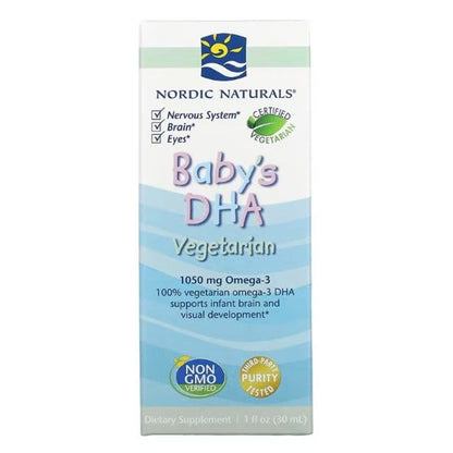 Nordic Naturals Baby’s DHA Vegetarian – 1 fl oz (30 ml)
