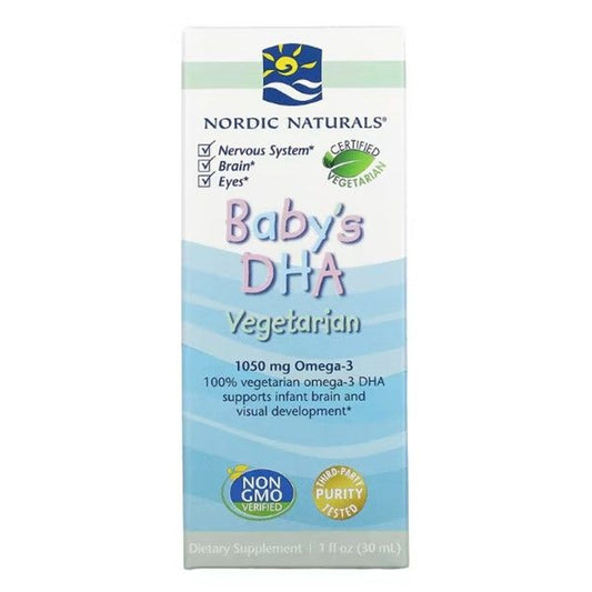 Nordic Naturals Baby’s DHA Vegetarian – 1 fl oz (30 ml)