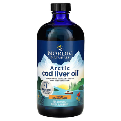 Nordic Naturals Arctic Cod Liver Oil – Orange – 473 ml (16 fl oz)