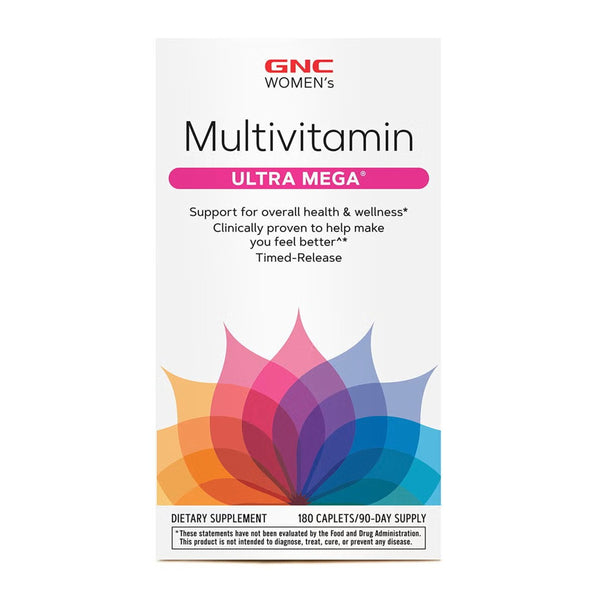 GNC Women’s Multivitamin Ultra Mega – 180 Caplets