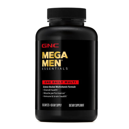 GNC Mega Men Essentials One Daily Multi – 150 Caplets