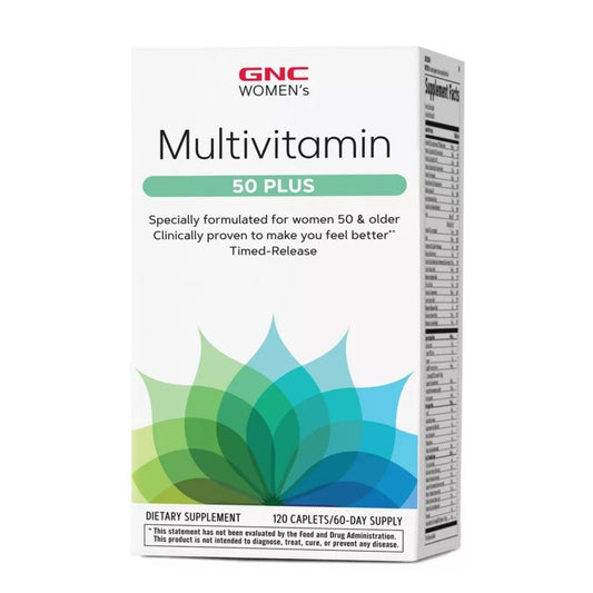 GNC Women's Multivitamin 50 Plus 120 caplets